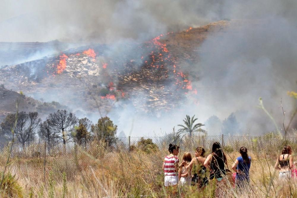 Incendio en Portman