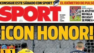 La portada de SPORT del 11/03/21