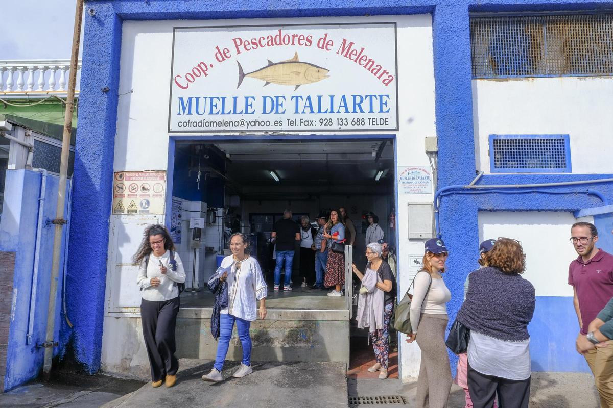 Degustación de lizas y lebranchos, feria gastronómica en Telde.