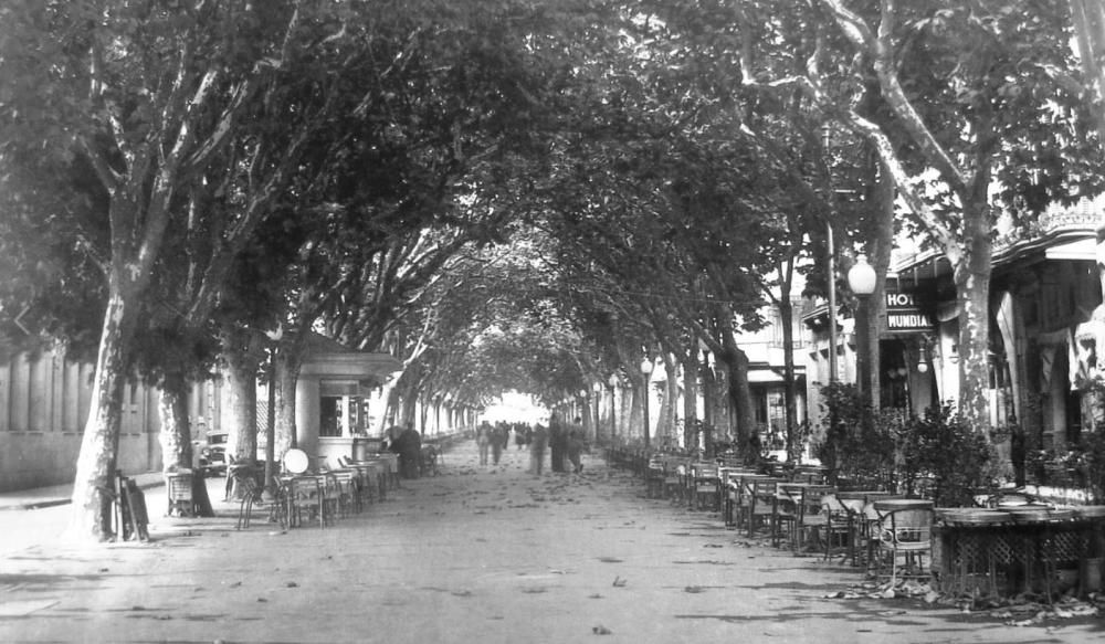 Així era el Passeig Pere III de Manresa