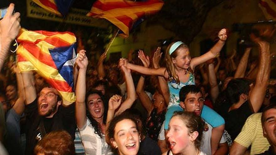 Imatge d&#039;arxiu de la celebració de la consulta a Arenys de Munt.