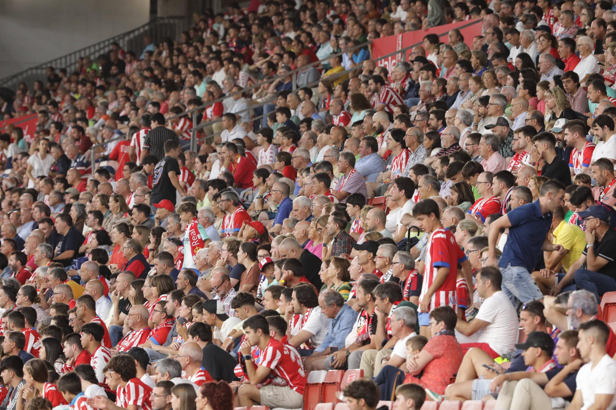 Así fue el partido entre el Sporting y el Mirandés