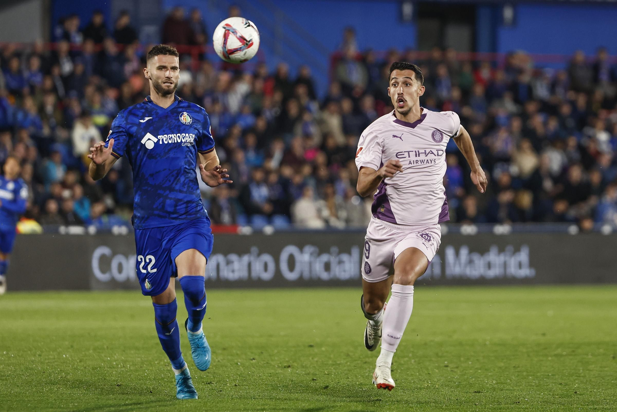 0-1. El Girona manda al descanso con un tanto de Yangel Herrera