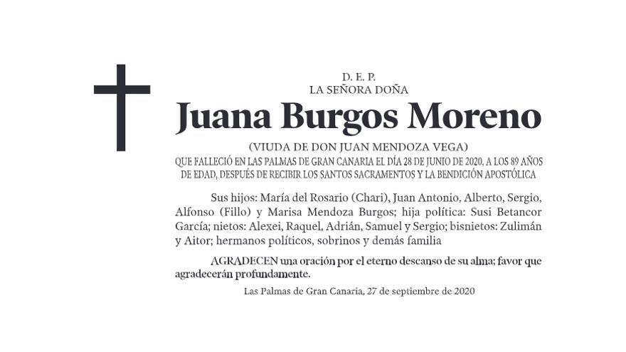 Juana Burgos Moreno