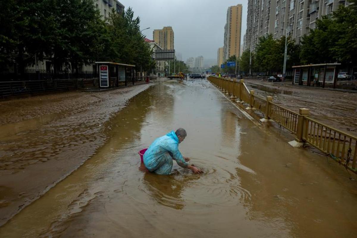 Inundaciones en la China