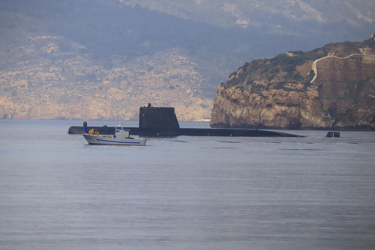 El ‘Galerna’ sale de Cartagena para incorporarse por primera vez a una misión de la OTAN