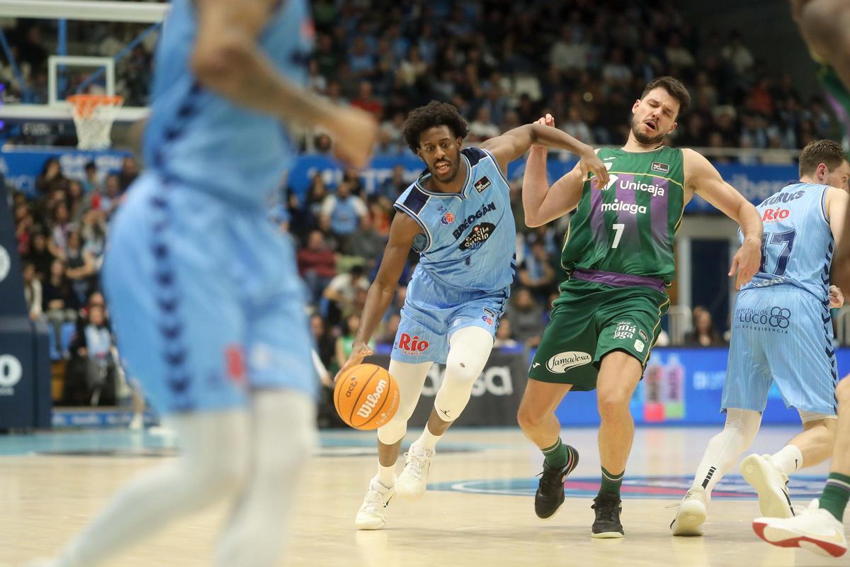 Imagen del partido entre el Río Breogán - Unicaja de la jornada 14 de la Liga Endesa
