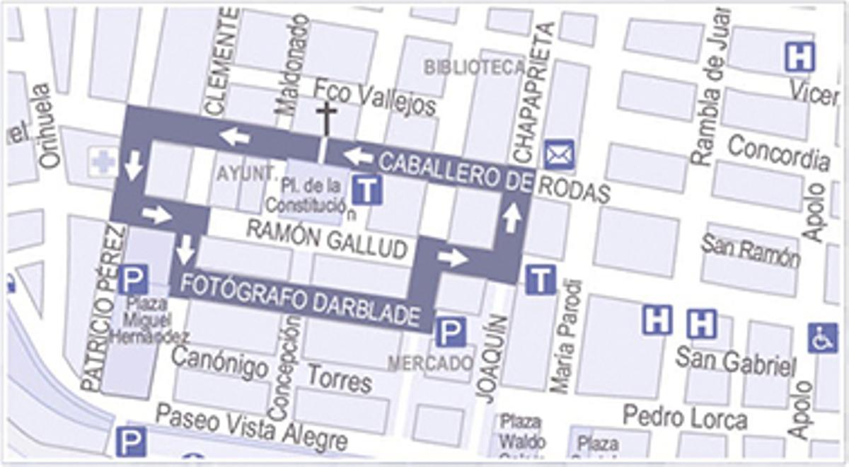 Itineario de la procesión del Martes Santo de 2025