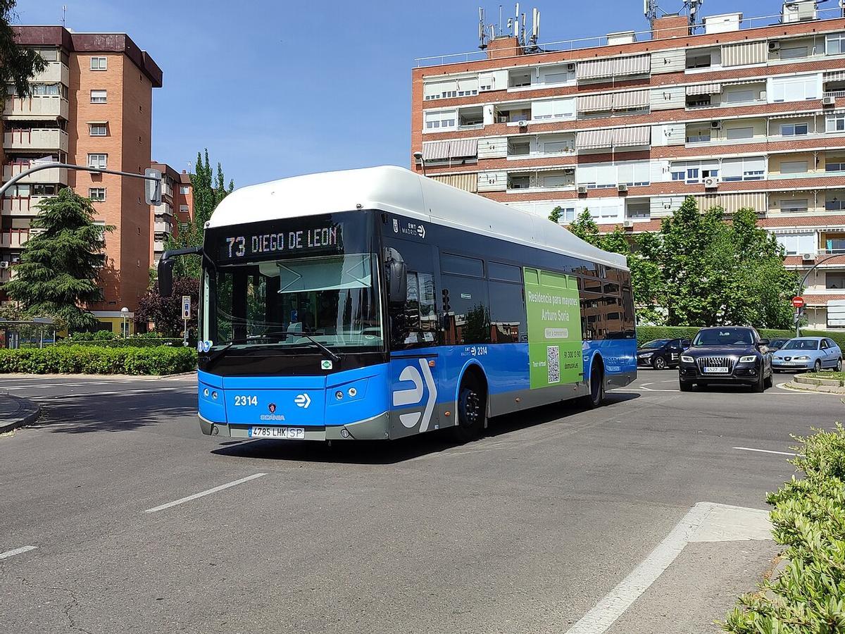 Las líneas 73, 104, 112, 120, 122, 153, 165, 166, 171, SE708 y T11 podrían sufrir alteraciones a lo largo de la mañana