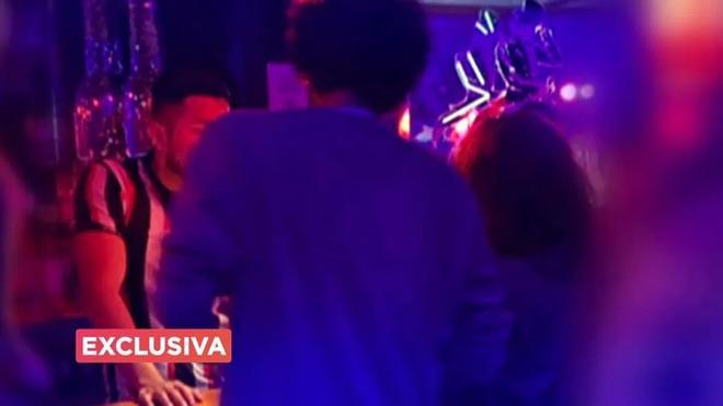 Sara Carbonero en una discoteca de Madrid con su nuevo novio