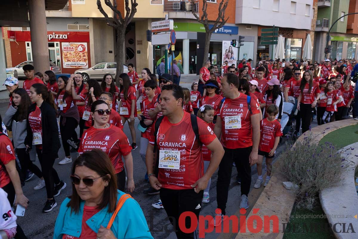 Marcha de la ONG Delwende en Caravaca