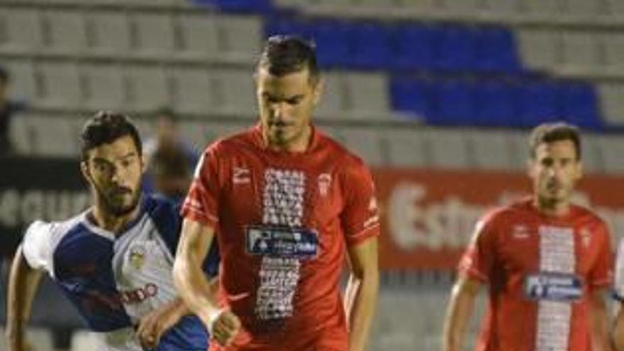 Tomás Ruso durante el último encuentro frente al Sabadell.