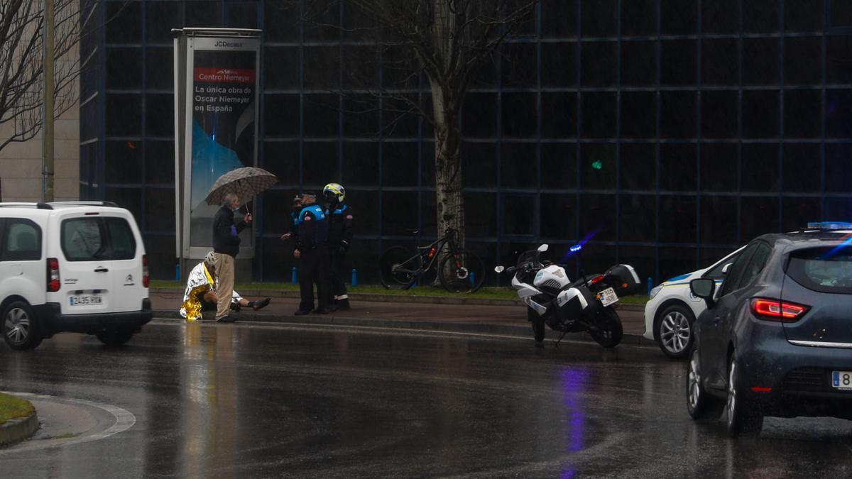 El ciclista herido