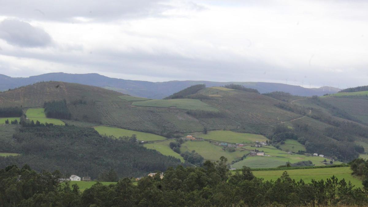 Un paisaje asturiano.