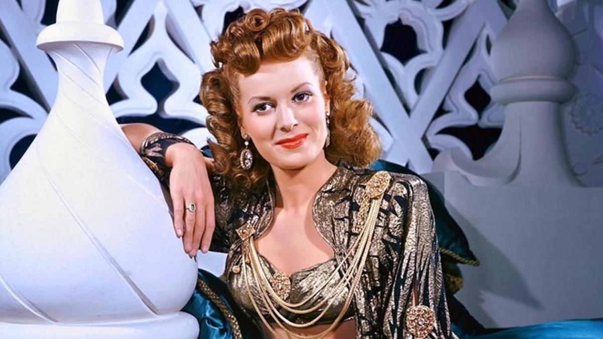 Maureen O'Hara, en 'Simbad el marino'.