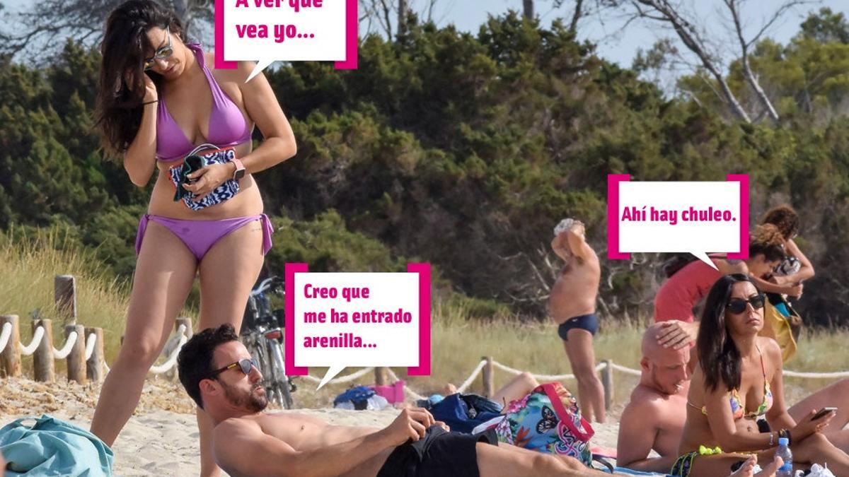 Las fotos de Irene Junquera y Pablo Puyol dándose el lote en la playa