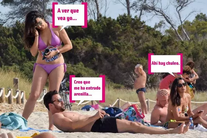 Las fotos de Irene Junquera y Pablo Puyol dándose el lote en la playa