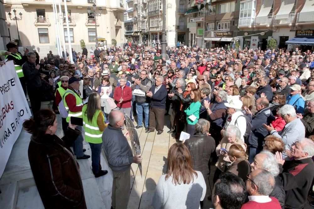 Los jubilados de Cartagena también protestan por la subida del 0,25