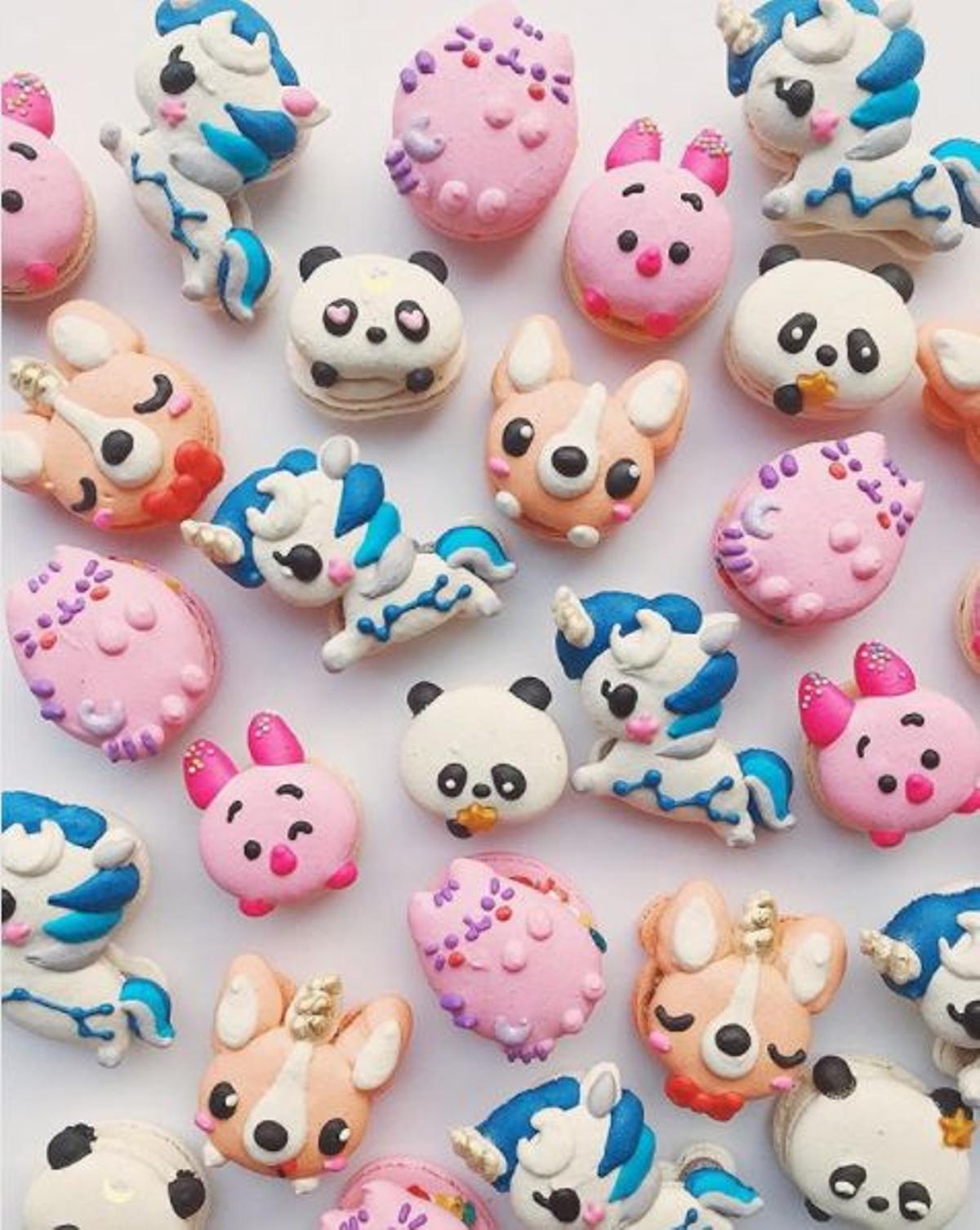 Macarons de animales (y unicornios)