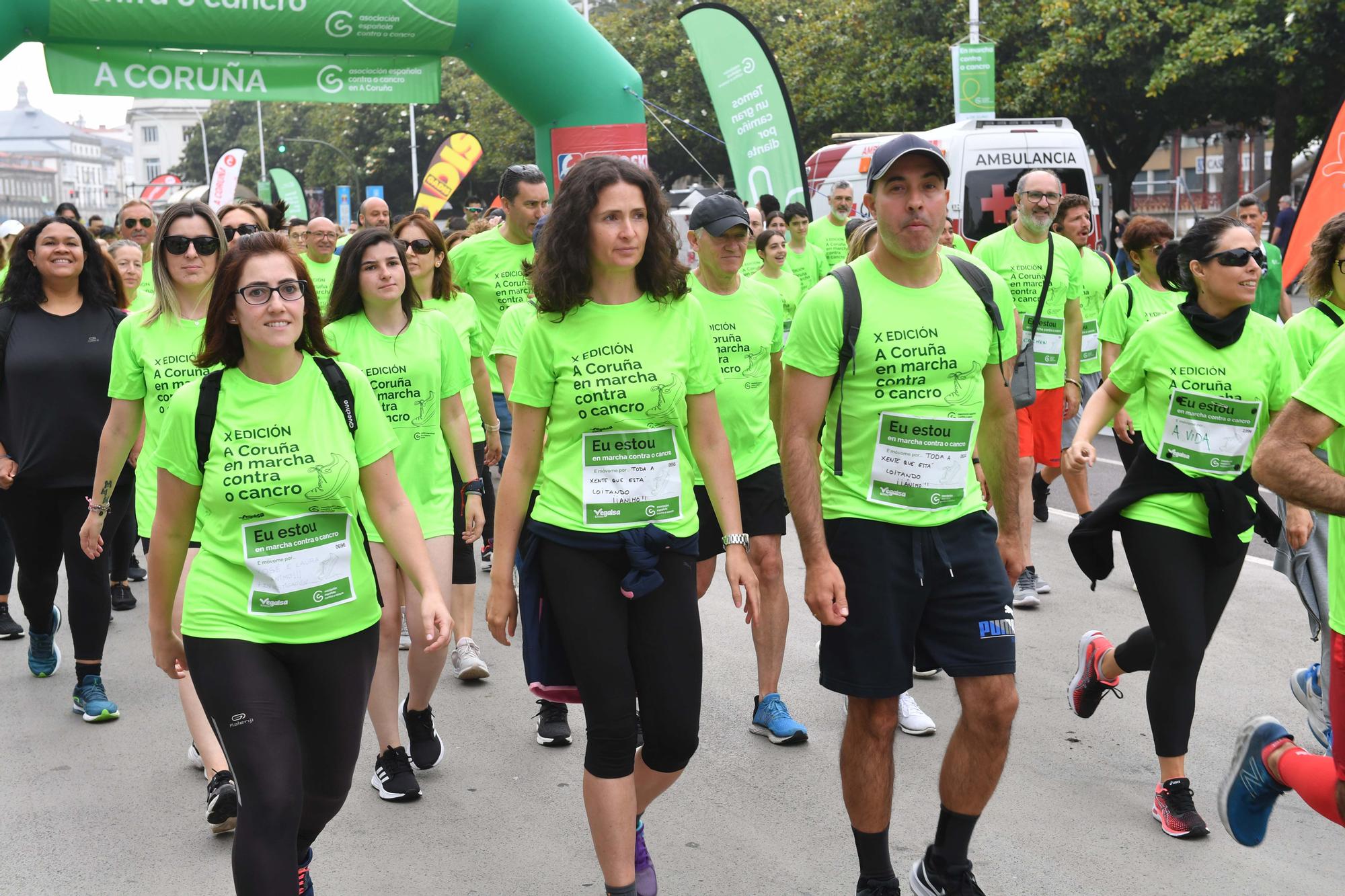 Más de 2.400 participantes en la Andaina Solidaria Contra o Cancro en A Coruña