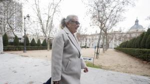 La investigada Carmen Pano a su llegada a la Audiencia Nacional para declarar por el ‘caso hidrocarburos’, a 30 de enero de 2026, en Madrid (España).