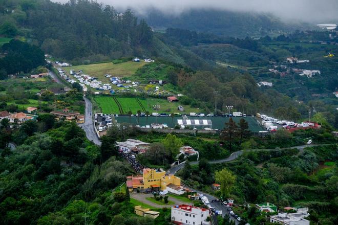 El Rally Islas Canarias 2026, visto desde el aire en Gran Canaria