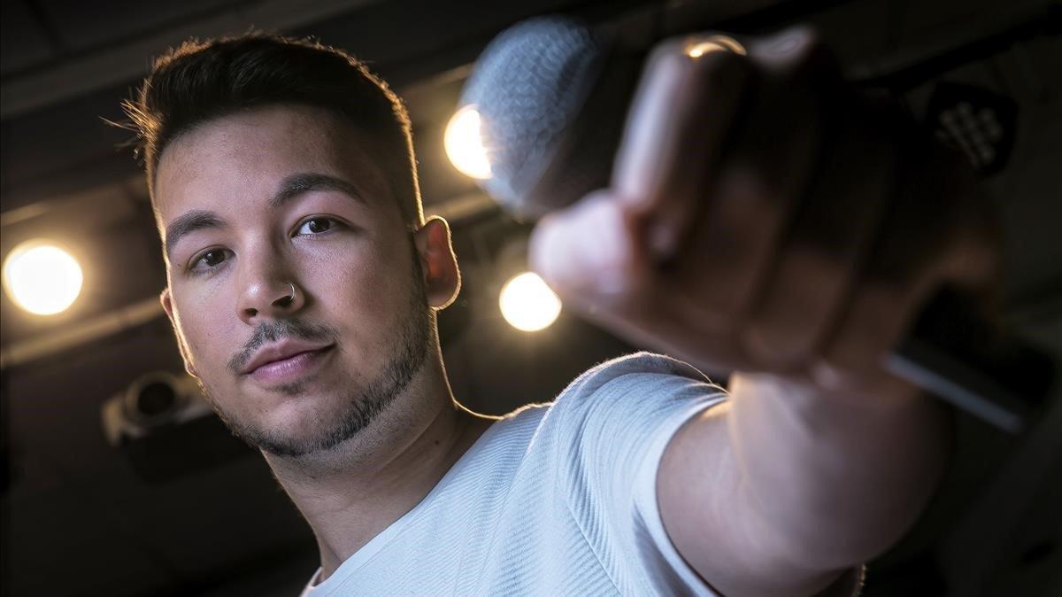 Mario Fernández, ’beatboxer’ e ilusionista de Sant Boi de Llobregat.