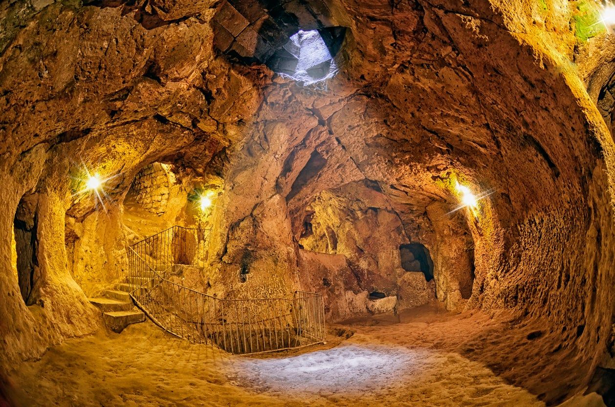 Derinkuyu, ciudad subterrránea de la Capadocia