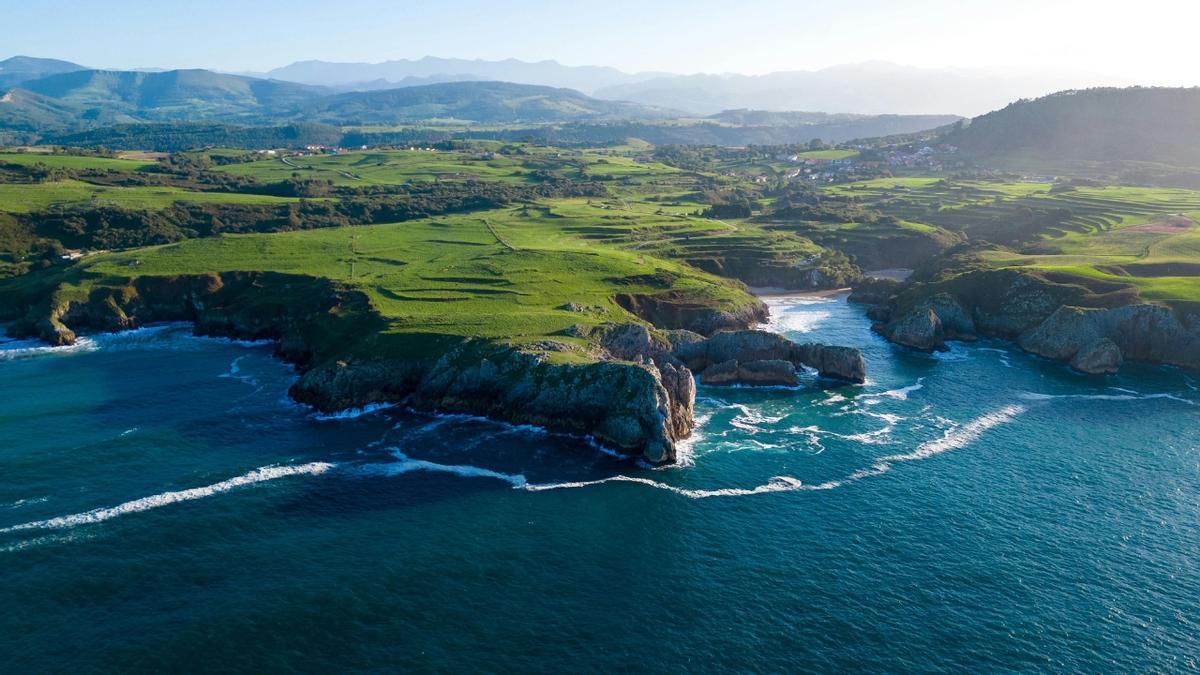 Asturias vista desde el aire