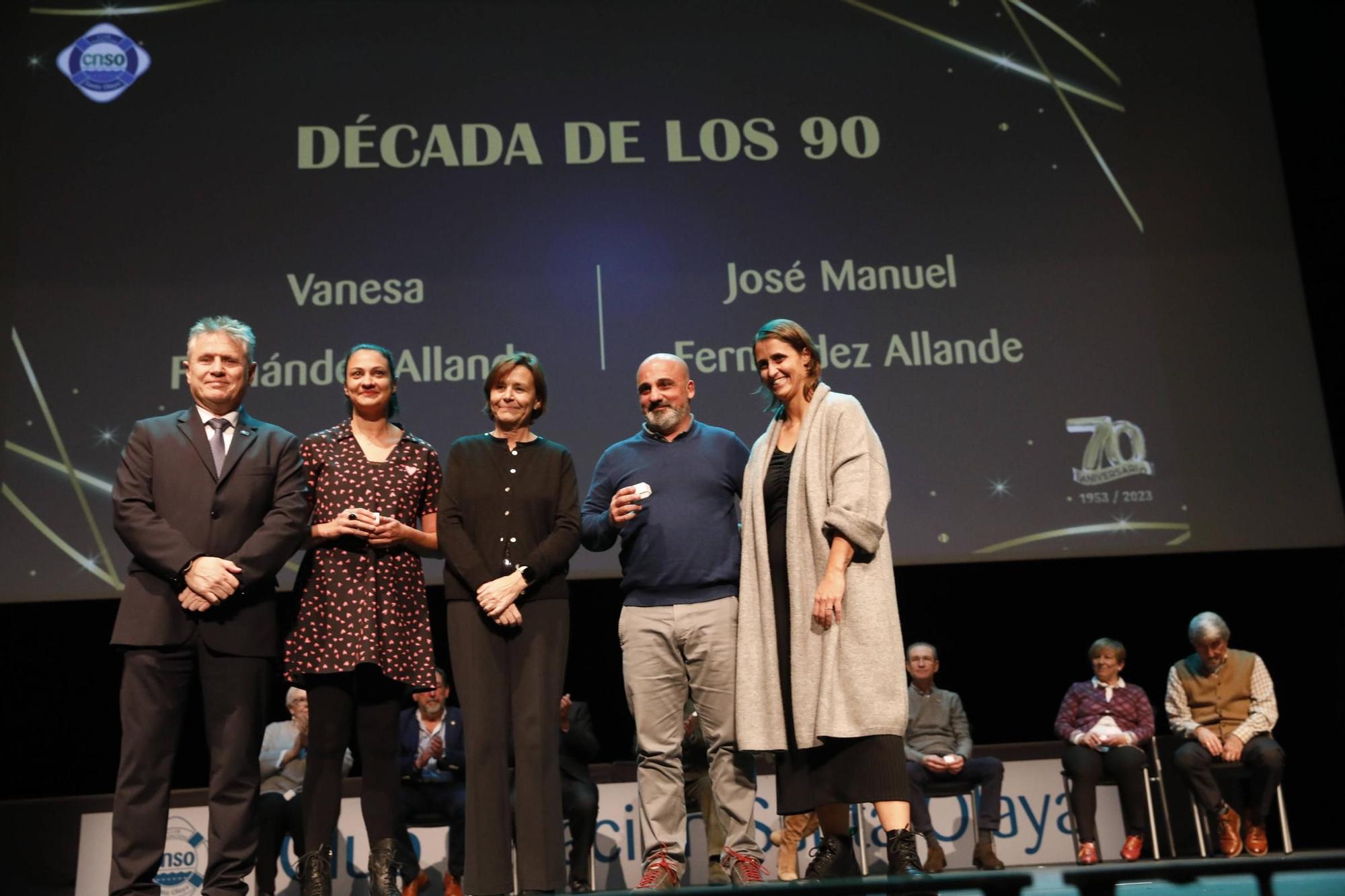 Así fue la gala por los 70 años del Club de Natación Santa Olaya (en imágenes)