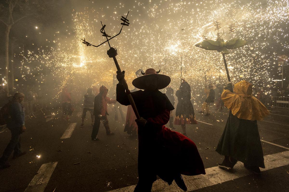 El correfoc de la Mercè, en imágenes