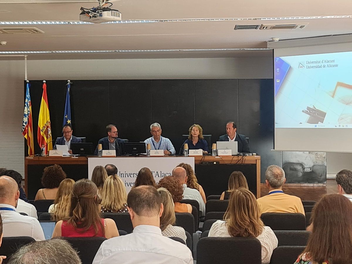 Un momento de la inauguración de las jornadas en la Universidad de Alicante