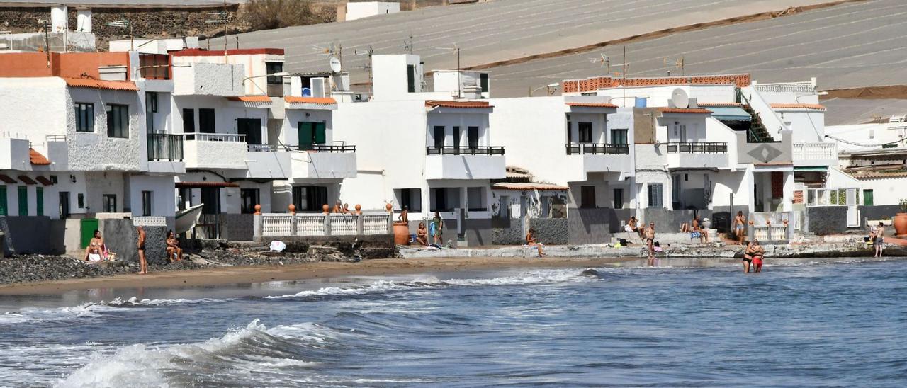 Imagen de la playa de Ojos de Garza, en el litoral de Gran Canaria. | | LP/DLP