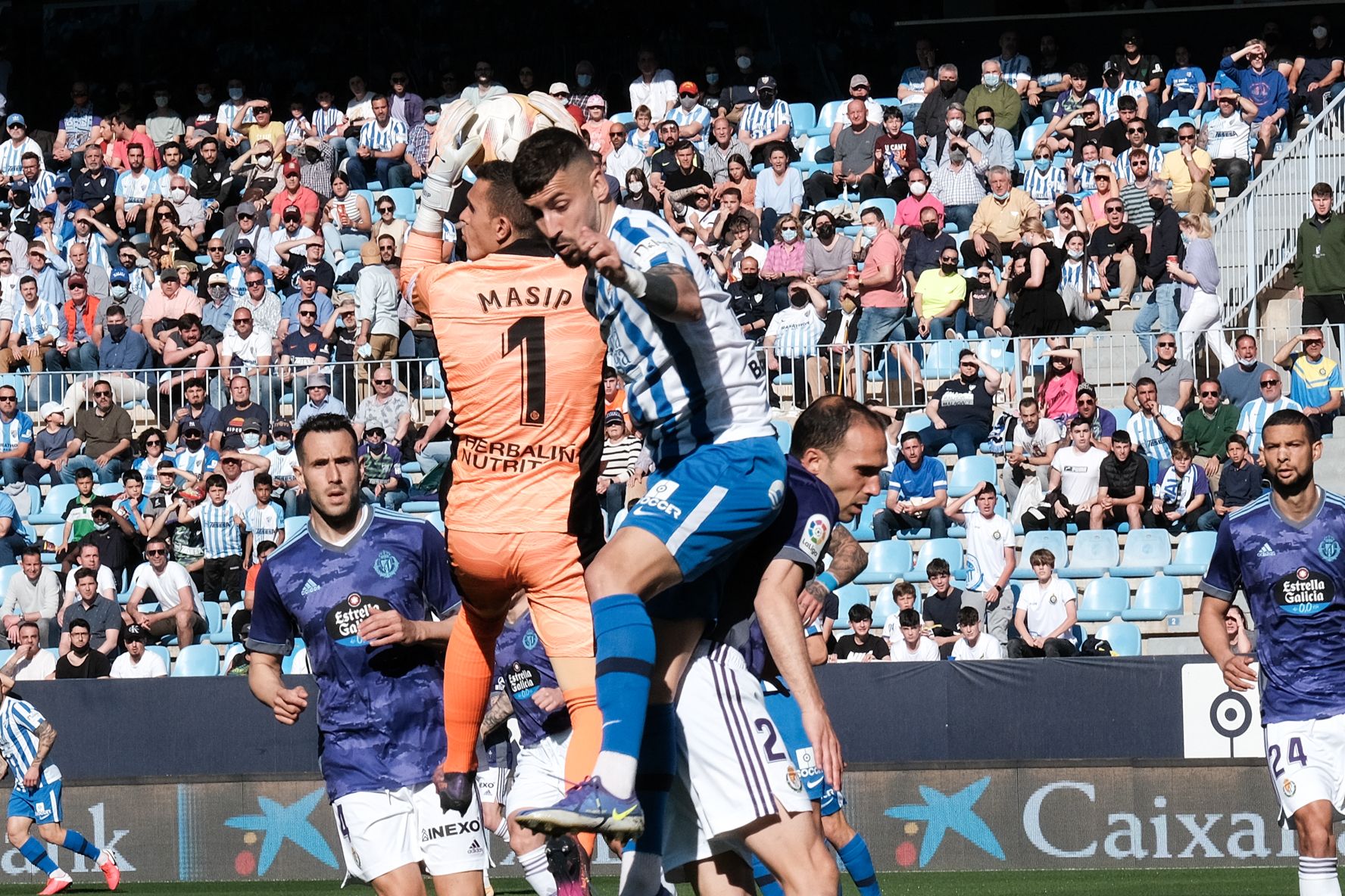 Las imágenes del Málaga CF - Real Valladolid