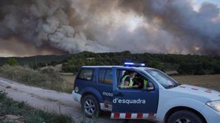 Incendio en la Conca de Barberà y l'Anoia, este sábado