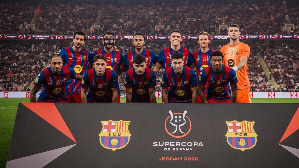 El once que Flick alineó contra el athletic Club