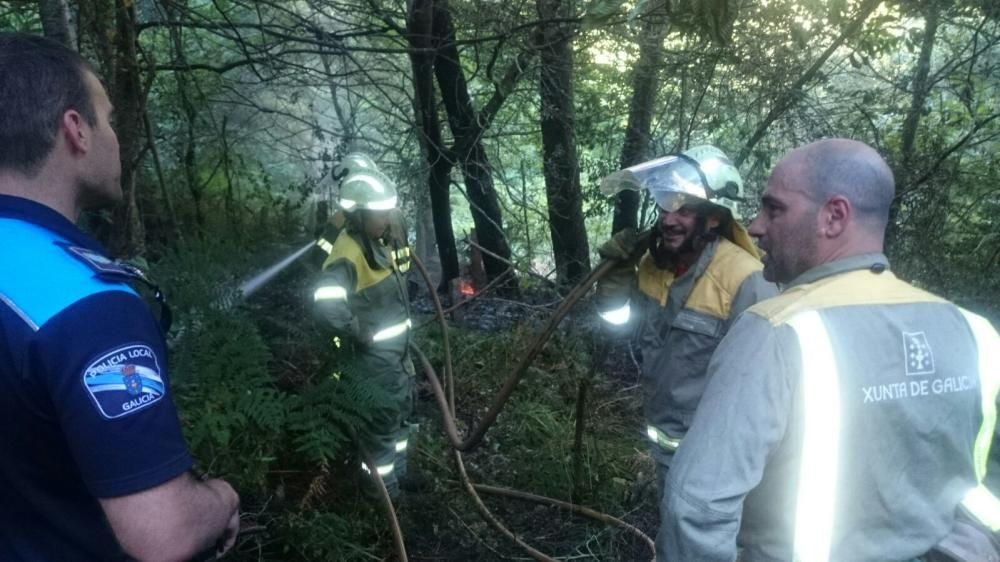 Las primeras investigaciones apuntan a un incendio provocado debido a los dos focos distintos desde los que se originaron las llamas