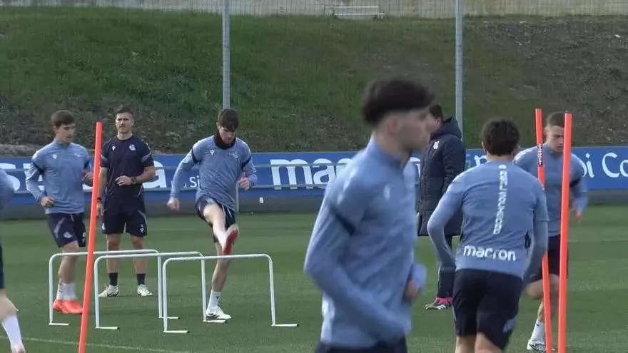 La Real Sociedad prepara su encuentro del domingo frente al FC Barcelona