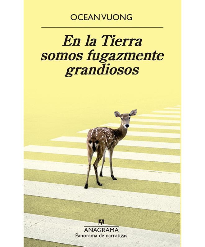 Portada del libro 'En la Tierra somos fugazmente grandiosos'