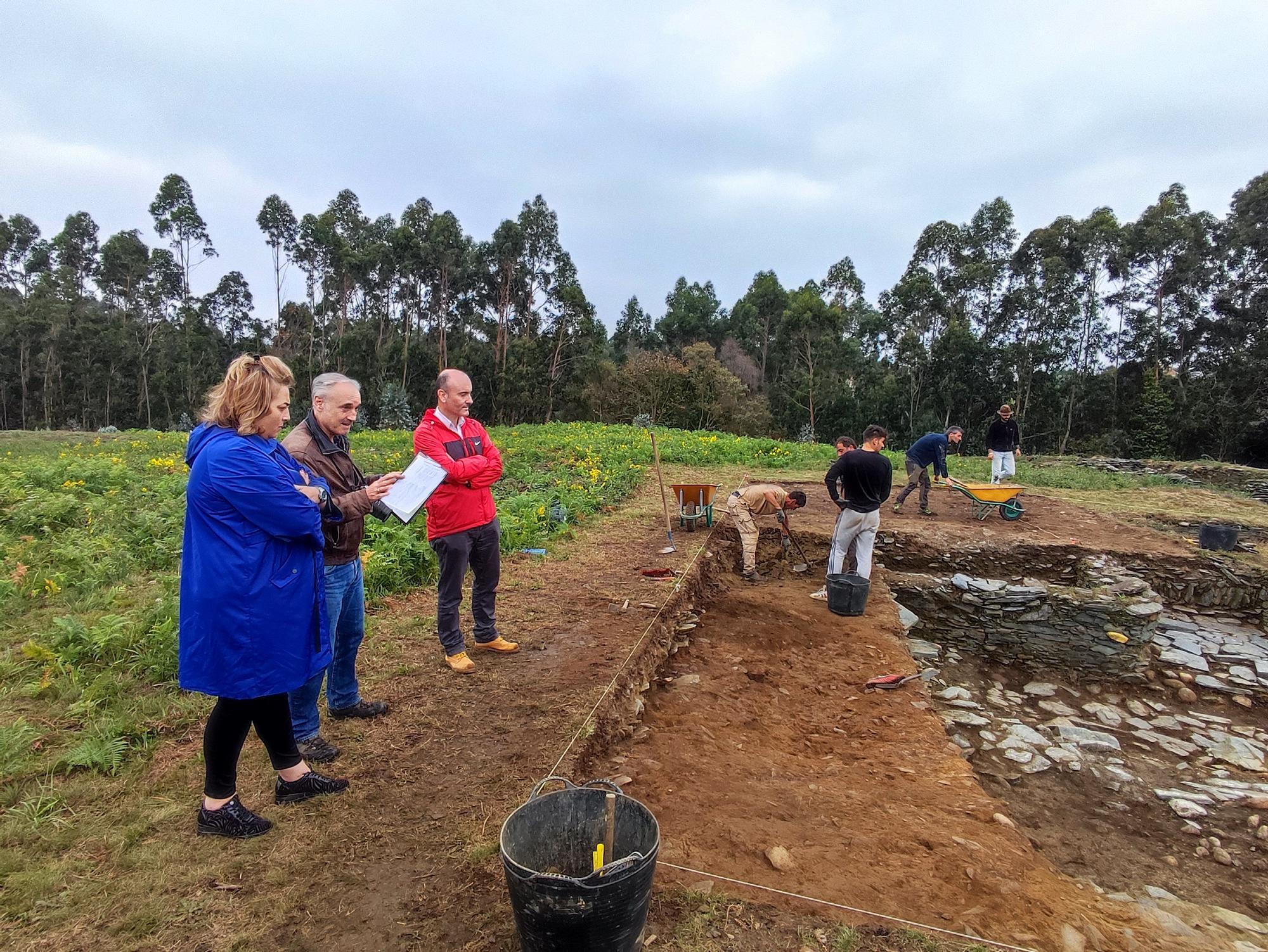 Trabajos en la segunda campaña de excavaciones de la etapa reciente del castro de Mohías