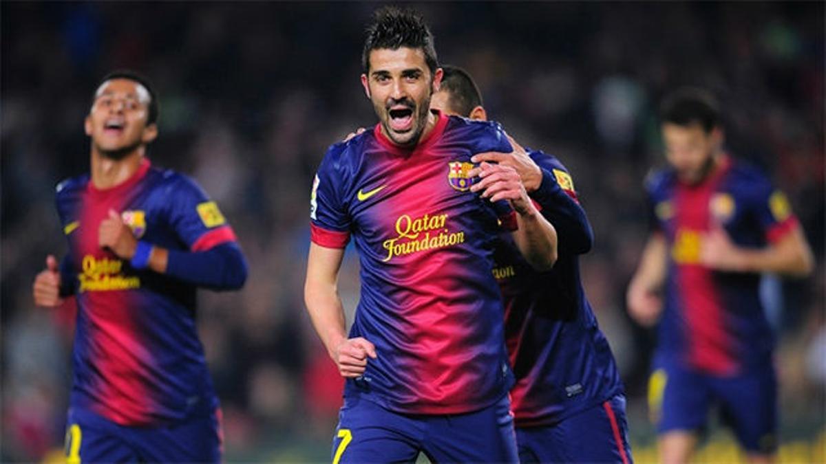 Recuerda los 10 mejores goles de David Villa con el Barça