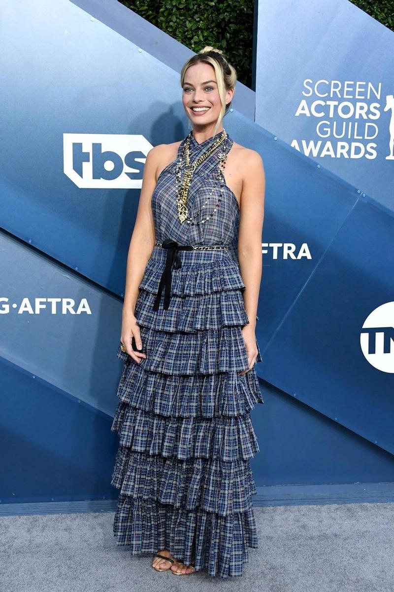 Margot Robbie arriesgó sobre la alfombra roja de los Premios Screen Actors Guild