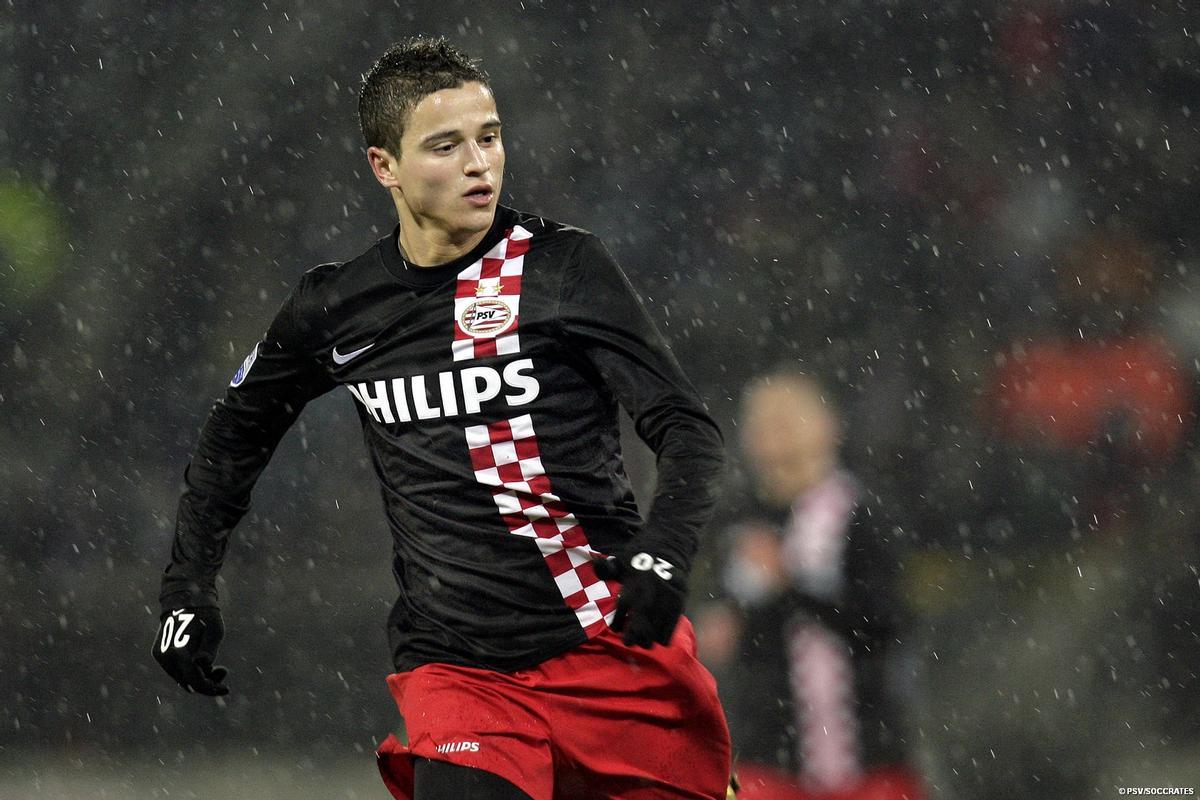 Ibrahim Afellay, durante su etapa en el PSV Eindhoven