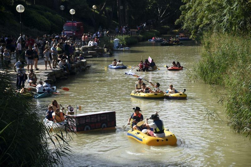 Bajada del Canal de Torrero en Zaragoza