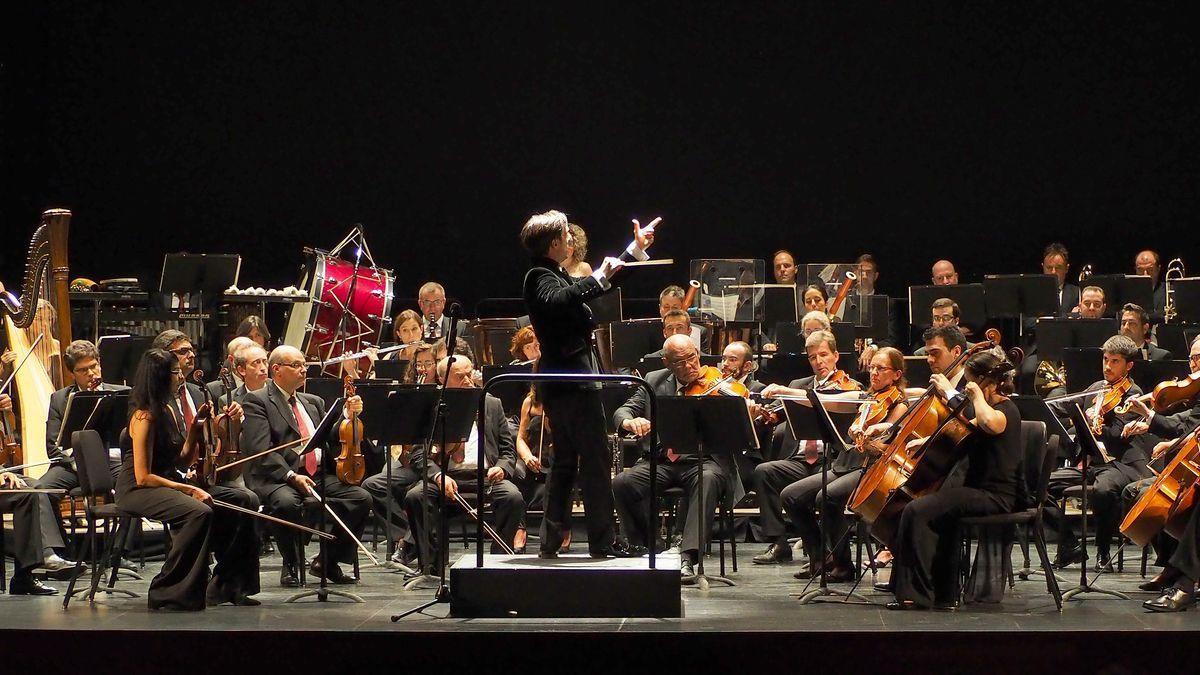 La Orquesta de Córdoba, durante una actuación.