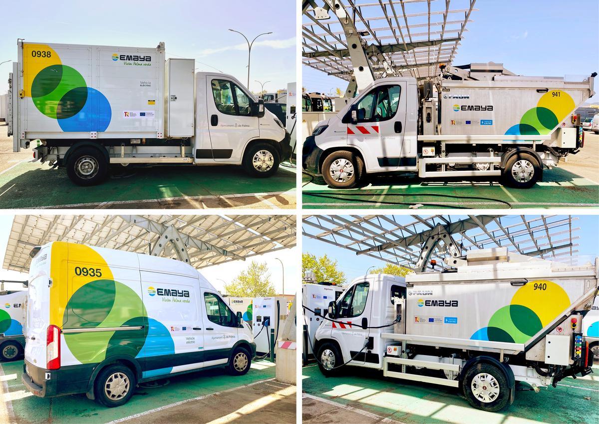 Vehículos eléctricos de la flota de Emaya, empresa pública