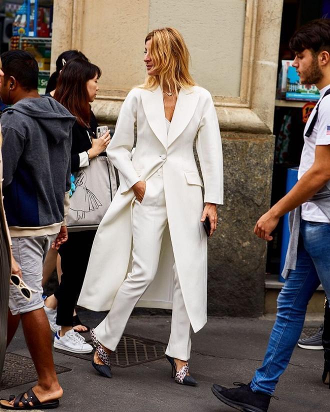 La mejor inspiración de 'street style' para vestir de blanco en invierno