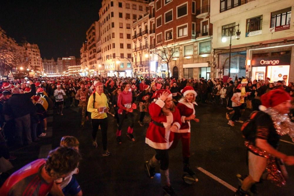 Participantes en la San Silvestre de Valencia