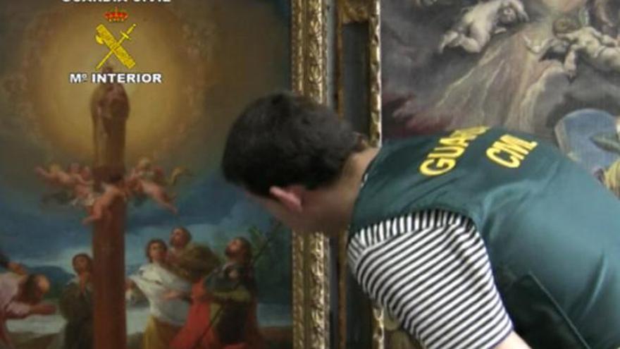 Recuperadas dos pinturas de Goya y El Greco en Alicante