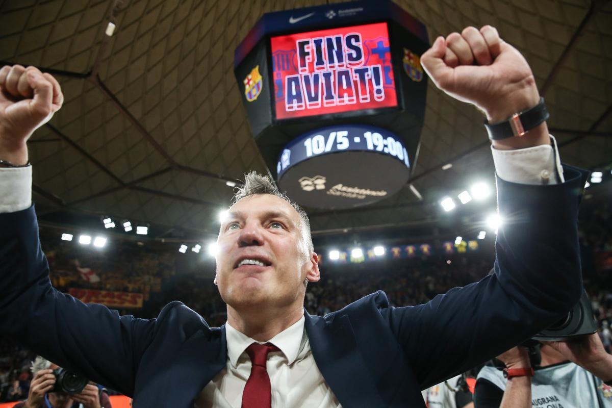 ¡Locura en el Palau! Así celebró el Barça el pase a la Final Four